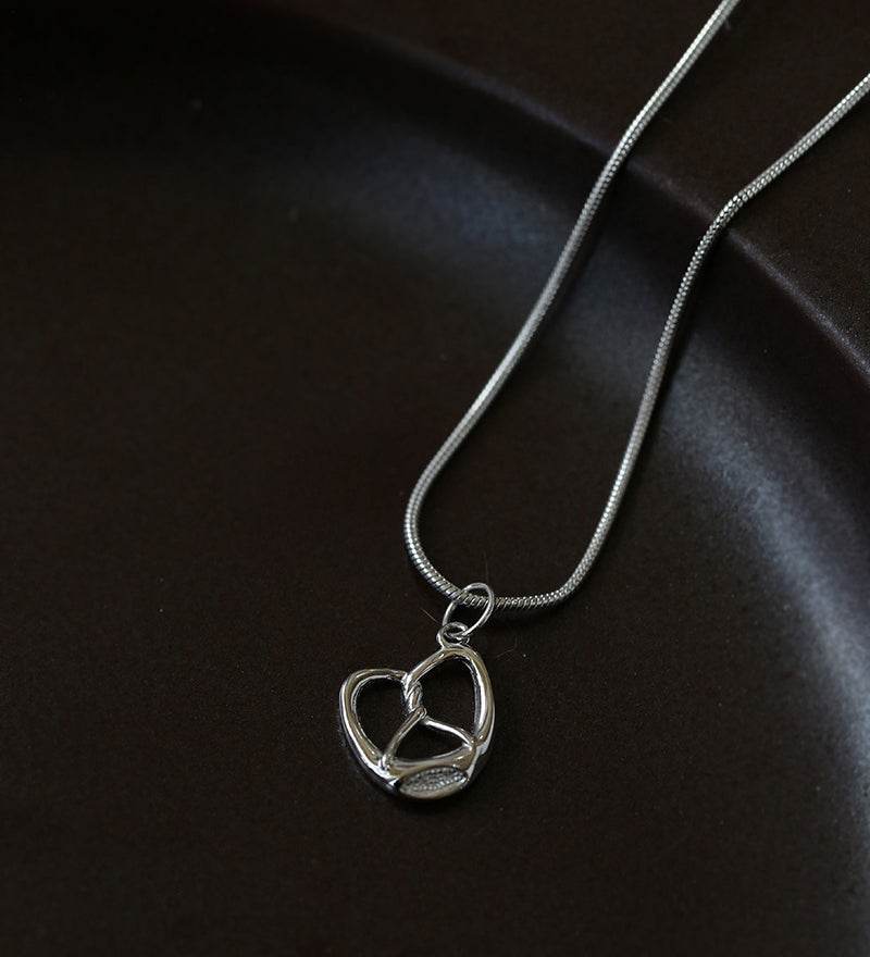Simple Alkaline Water Bread Pendant Necklace