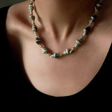 Handmade Ceramic Conch Freshwater Pearl Necklace