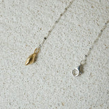 Teardrop Lariat Long Y Necklace - styled view 3 | Floysun