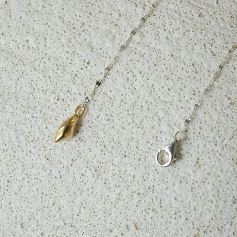 Teardrop Lariat Long Y Necklace - styled view 3 | Floysun