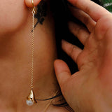 Lily of the Valley Pearl Threader Earrings