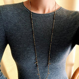 Colorful Mini Natural Stone Necklace | Bohemian Layering Style