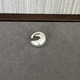 Vintage Japanese-Style 925 Silver Chunky C-Shaped Ear Cuff