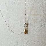 Teardrop Lariat Long Y Necklace - front product view 4 | Floysun