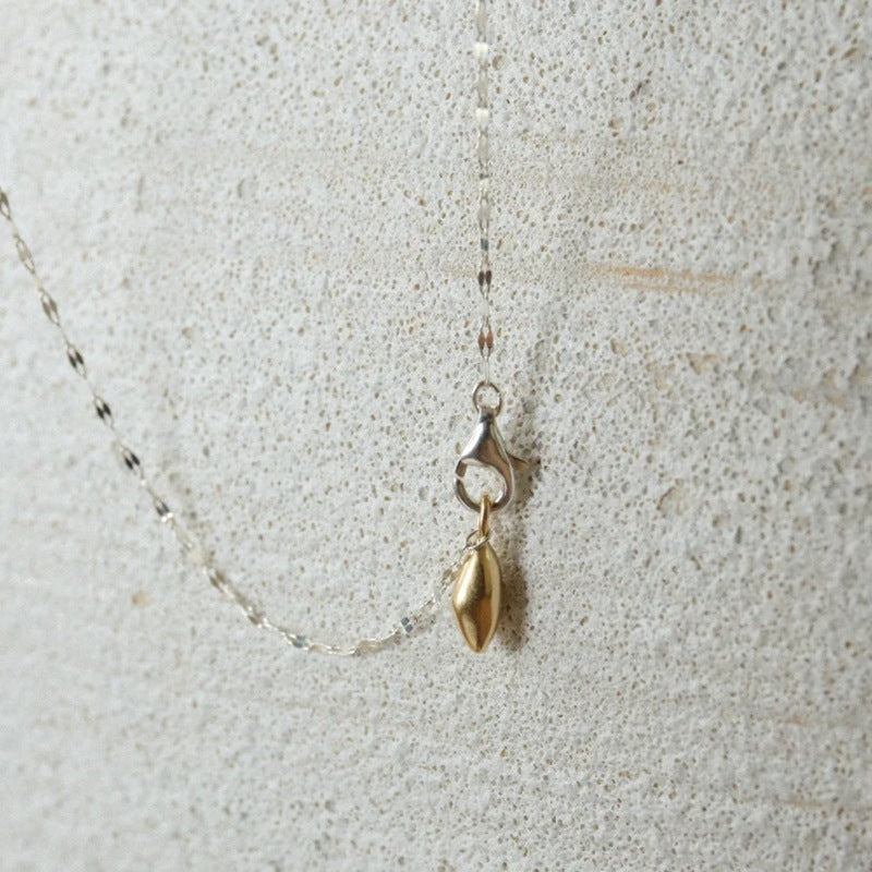 Teardrop Lariat Long Y Necklace - front product view 4 | Floysun