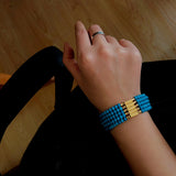 925 Sterling Silver Magnetic Turquoise Convertible Necklace & Bracelet