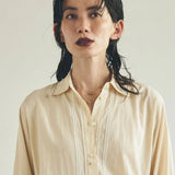 Teardrop Lariat Long Y Necklace - side view | Floysun