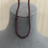 Garnet Beaded Necklace