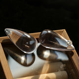 Transparent Teardrop Earrings