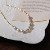 Vintage Barockperlen Choker Halskette