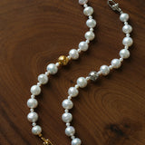 Luxury Elegance Natural Freshwater Pearl Spacer Bead Bracelet