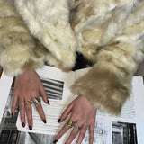 Twisted Braided Statement Ring - Wide