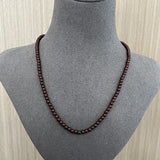 Garnet Beaded Necklace