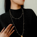 Colorful Mini Natural Stone Necklace | Bohemian Layering Style