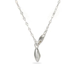 Teardrop Lariat Long Y Necklace - front product view 2 | Floysun