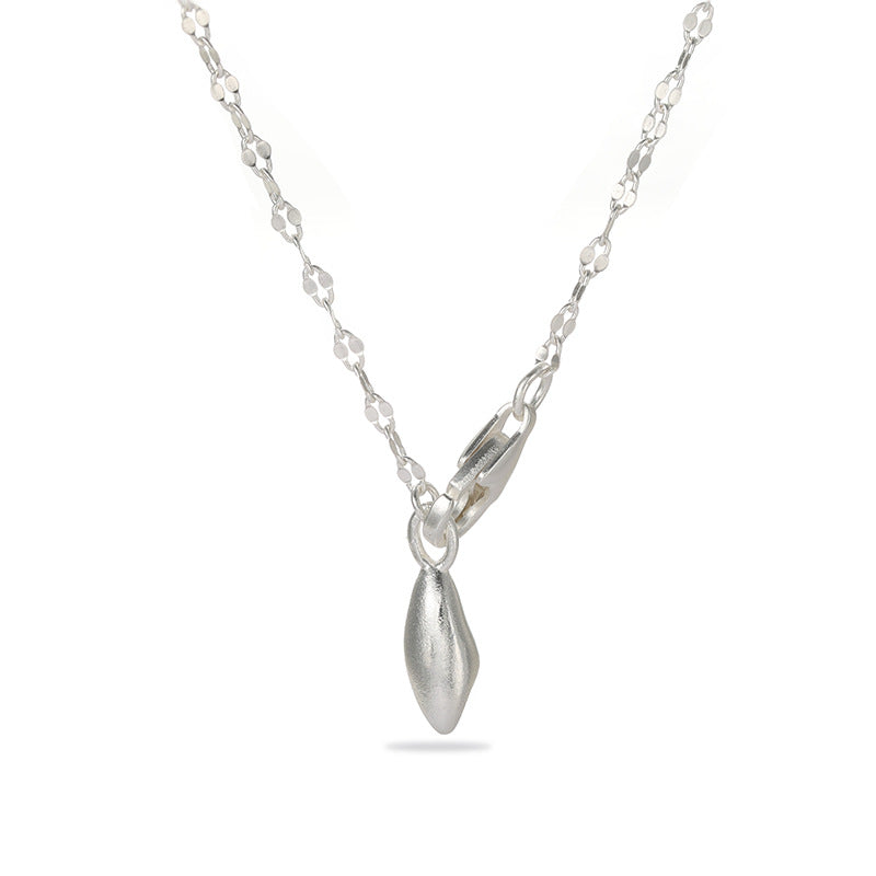 Teardrop Lariat Long Y Necklace - front product view 2 | Floysun