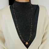 Colorful Mini Natural Stone Necklace | Bohemian Layering Style