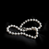 Swarovski Knotted Pearl Necklace