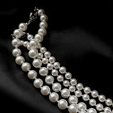Swarovski Knotted Pearl Necklace