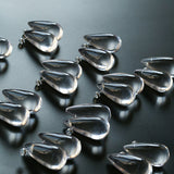 Transparent Teardrop Earrings