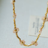 Sunstone Blossom Necklace