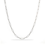 Alternating Bar Paperclip Chain Necklace - detail view | Floysun