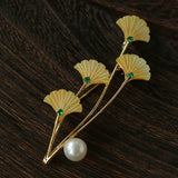 Luxury Pearl & Shell Brooch Collection | Vintage Floral, Butterfly & Gourd Pins