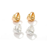 Polished Cone Huggie Earrings | Minimalist Everyday Hoops