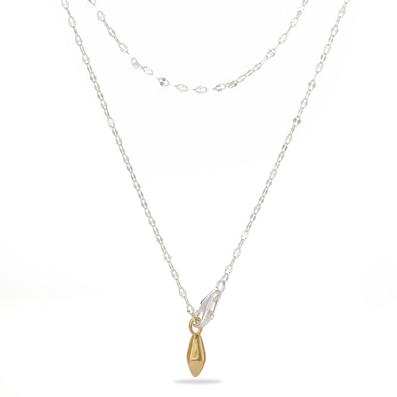 Teardrop Lariat Long Y Necklace - side view 4 | Floysun