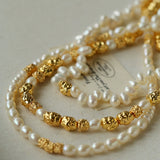 Single Lava Pearl Necklace