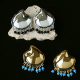 Vintage Ethnic Teardrop Beaded Tassel Earrings