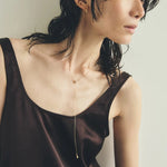 Teardrop Lariat Long Y Necklace - styled view 2 | Floysun