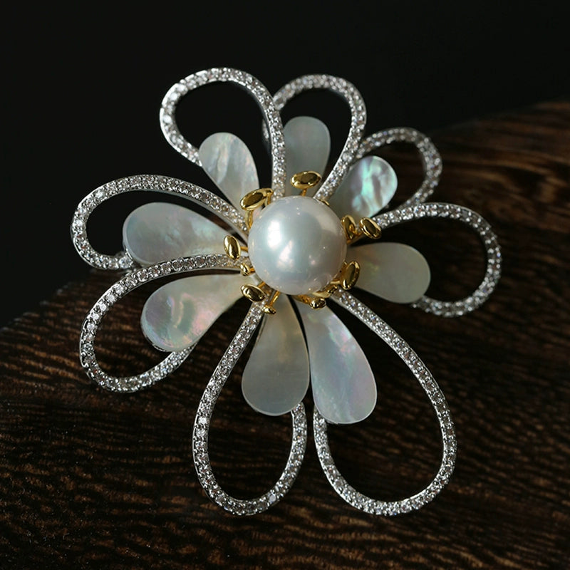 Luxury Pearl Brooch Collection | Elegant Floral & Butterfly Designs