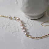Vintage Barockperlen Choker Halskette