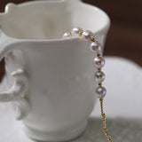 Vintage Barockperlen Choker Halskette