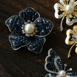 Luxury Pearl Brooch Collection | Elegant Floral & Butterfly Designs