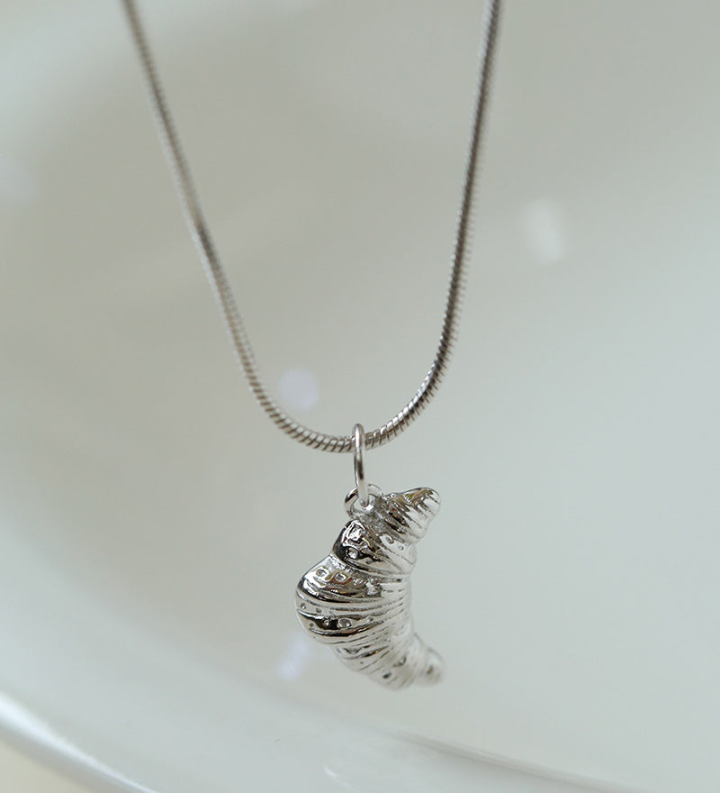 Petite Croissant Pendant Necklace