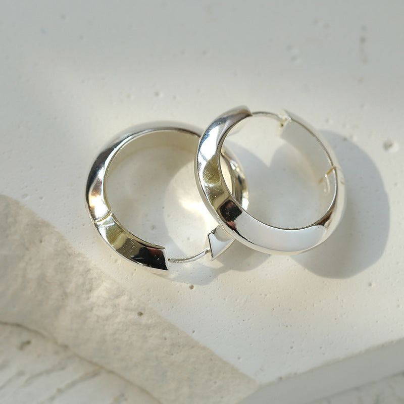 Metal Wind Hoop Earrings