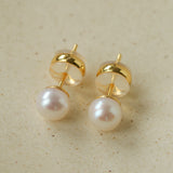 Removable Tassel & Linear Zircon Freshwater Pearl Drop Stud Earrings