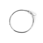 Textured Flat Snake Chain Bracelet - styled view | Floysun