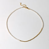Mini Beaded Asymmetrical Pearl Bead Bracelet