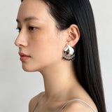Vintage Ethnic Teardrop Beaded Tassel Earrings