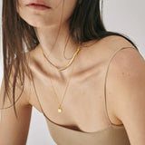 925 Sterling Silver Lock Alphabet Necklace