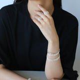 Vintage Palace Lace Filigree Zircon Open Ring