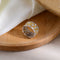 Two-Tone Clover Pavé Lace Band Ring - styled view | Floysun