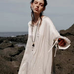 Abstract Geometric Long Pendant Necklace - floysun