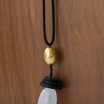Abstract Geometric Long Pendant Necklace - floysun