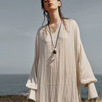 Abstract Geometric Long Pendant Necklace - floysun