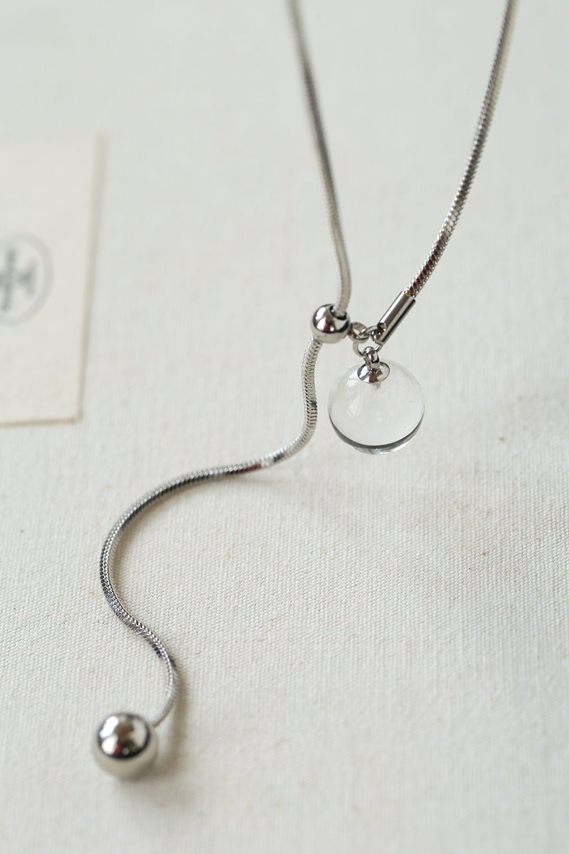 Adjustable Y - Shape Crystal Snake Chain Necklace - floysun