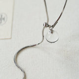 Adjustable Y - Shape Crystal Snake Chain Necklace - floysun